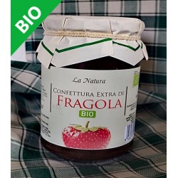 Confettura di fragole BIO con zucchero di canna - 330 g