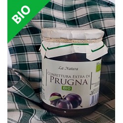 Confettura extra di prugna BIO con zucchero di canna - 330 g Azienda Agriapistica Biologica "La Natura"