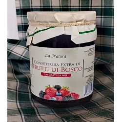 Confettura di frutti di bosco con zucchero di canna - 330 g Azienda Agriapistica Biologica "La Natura"