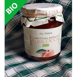 Confettura extra di albicocche BIO con zucchero di canna - 330 g Azienda Agriapistica Biologica "La Natura"