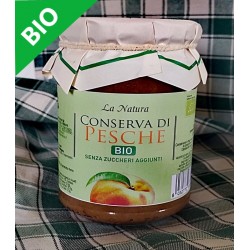 Conserva di pesche BIO senza zuccheri aggiunti - 300 g Azienda Agriapistica Biologica "La Natura"