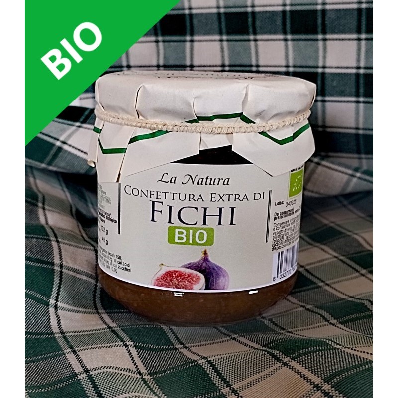 Biological figs jam with brown sugar 210 gr. Azienda Agriapistica Biologica "La Natura"