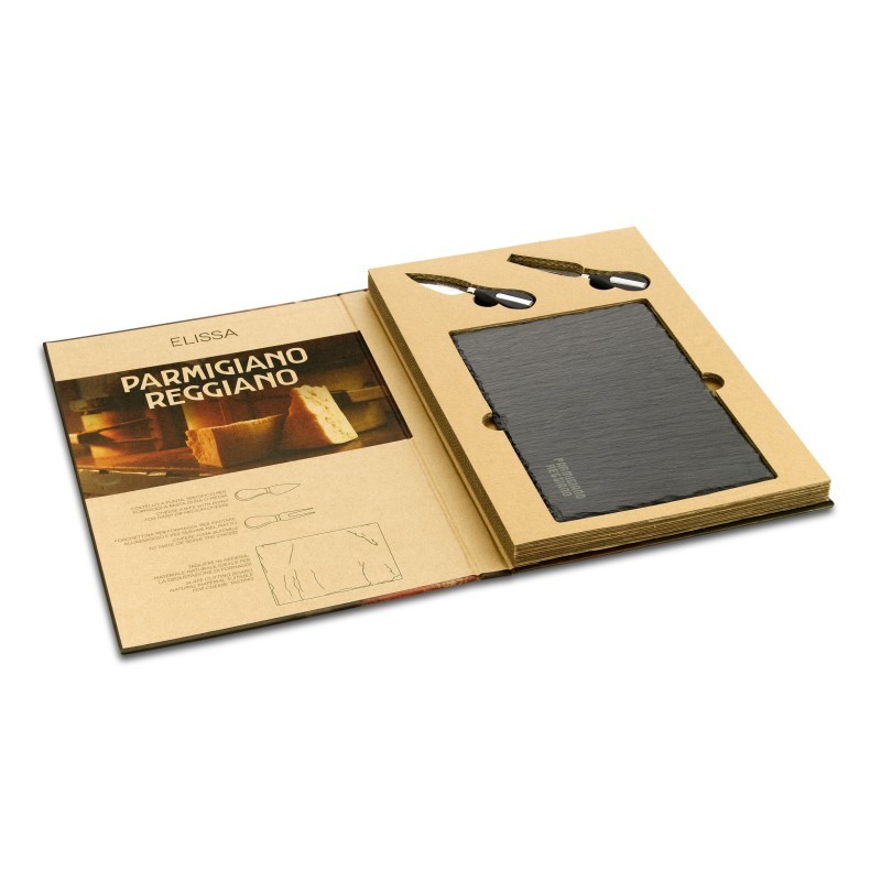PRELISSA open_book set con tagliere in ardesia MR