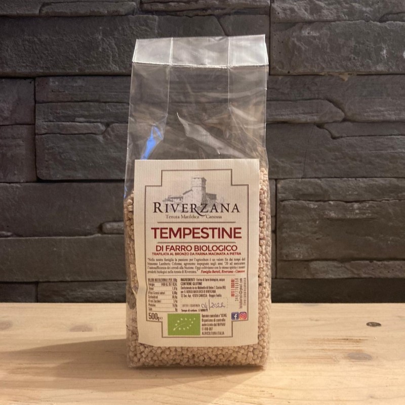 Tempestina di farro BIO - 500 gr- Az. Agricola "Riverzana"