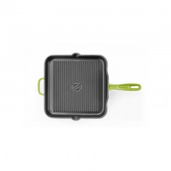 Cast iron square grill pan 30x30 cm geen top