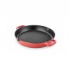 Cast iron grill pan 30 cm RED